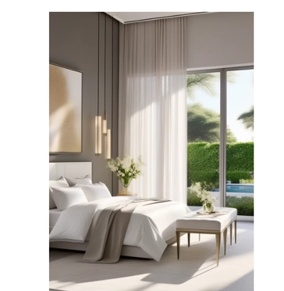 Raymond Home Queen Flat sheet Super Soft 180 TC Pure Cotton-2