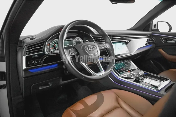 4,700 AED / 60 months | 0% DP | 2023 Audi Q8 55TFSi S-Line / Full Service History / Audi Warranty
