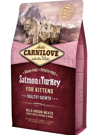 CARNILOVE Salmon & Turkey for Kittens 2kg-0