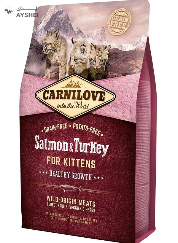 CARNILOVE Salmon & Turkey for Kittens 2kg