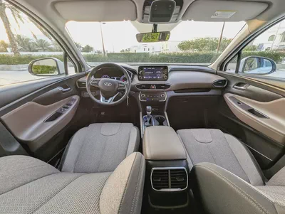 Hyundai Santa Fe 2023 | GCC Specs | Pristine Condition MID Op Low KM 7 Seat SUV With Bank Finance-10