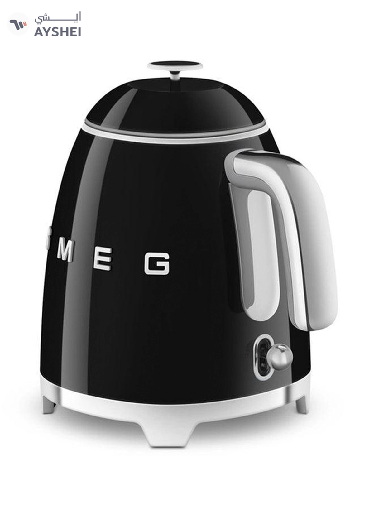 Smeg 50's Retro Style Mini Electric Kettle - 0.8 L 1400 W KLF05BLAU / KLF05BLUK Black-1-1
