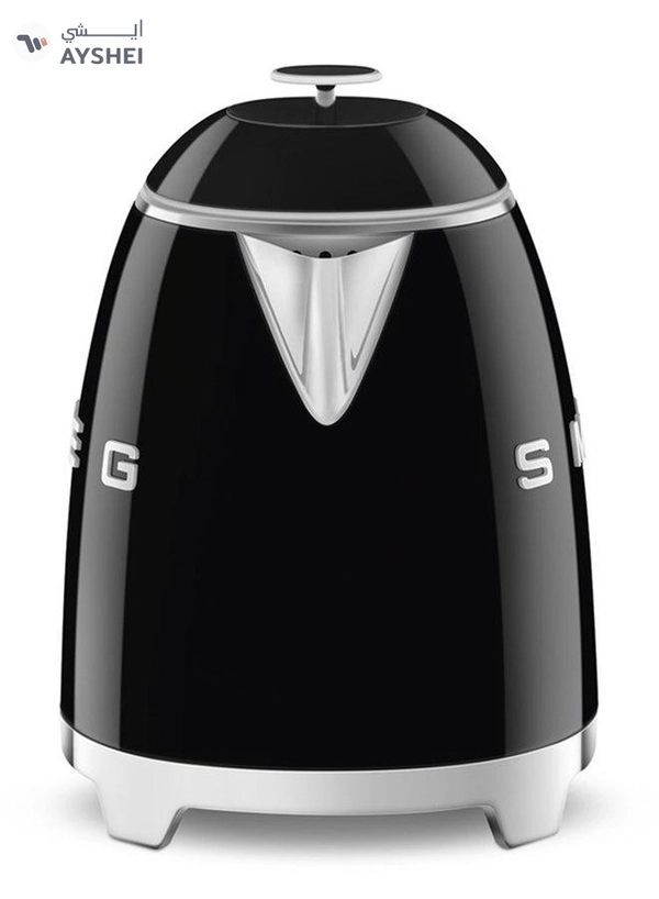 Smeg 50's Retro Style Mini Electric Kettle - 0.8 L 1400 W KLF05BLAU / KLF05BLUK Black