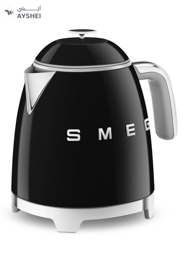 Smeg 50's Retro Style Mini Electric Kettle - 0.8 L 1400 W KLF05BLAU / KLF05BLUK Black