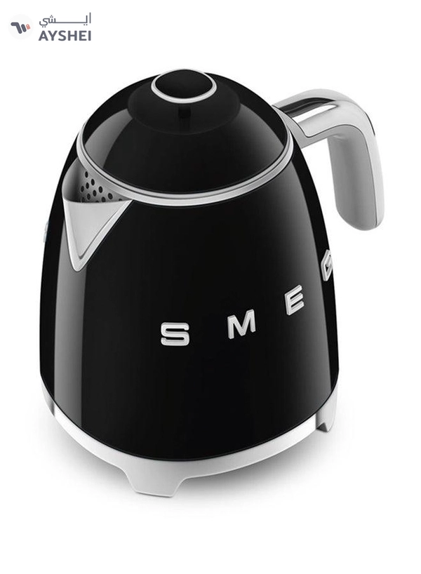 Smeg 50's Retro Style Mini Electric Kettle - 0.8 L 1400 W KLF05BLAU / KLF05BLUK Black