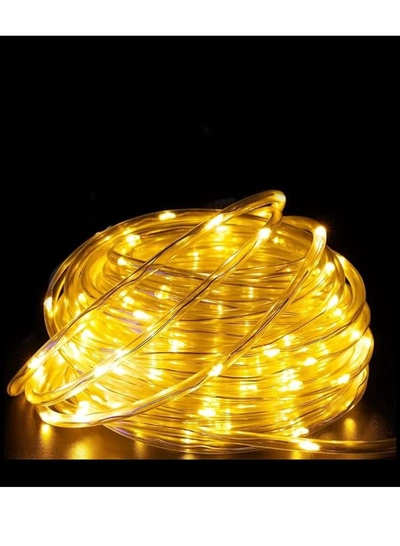 Yuwell 10M LED String Lights Outdoor Waterproof Copper Wire String Lights For Garden Fence Patio Yard And Ramadan Decoration Light Fairy Light For Wedding Indoor And Outdoor Decoration Warm White 2 Pin Plug-0