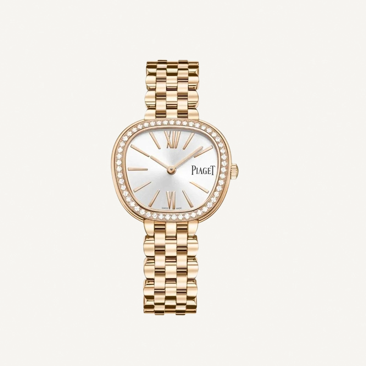 Piaget Sixtie - Rose Gold with Bezel Diamond | Condition: New | Year of production 2025 | No original box | No original papers-0-0