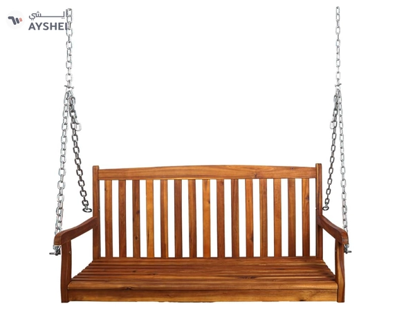 Yatai Decor Solid Wood Swing Seat - Garden Swing 2-Seater