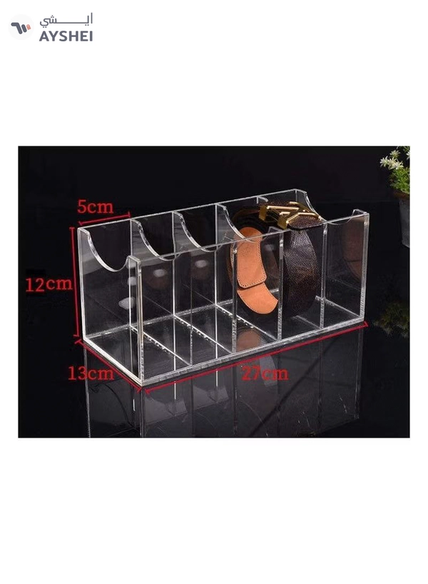 Eworld Acrylic Belt and Makeup Organizer Display Storage for Shelf Drawers