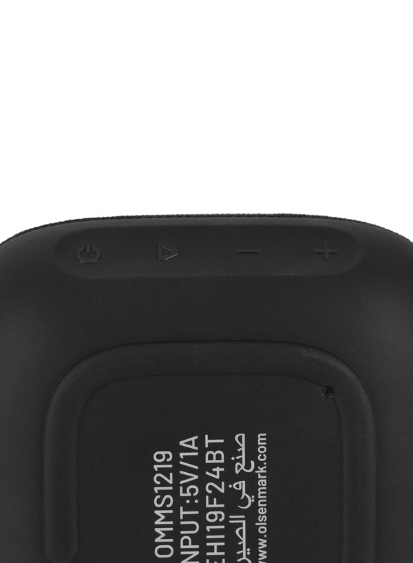 Olsenmark Wireless Portable 5W 2" Speaker with Bluetooth-OMMS1219 Powerful Audio Companion, IPX6 Water Resistant, 800mAh Battery, TWS Function, USB-Mp3 TF Card ,long Play Time 2 Years Warranty