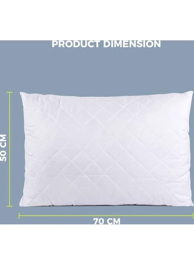 PARRY LIFE Soft Siliconized Sleeping Bed Pillow polyester White 50 x 70cm-3