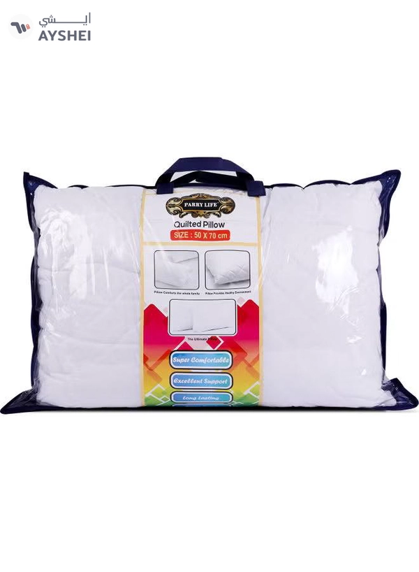 PARRY LIFE Soft Siliconized Sleeping Bed Pillow polyester White 50 x 70cm