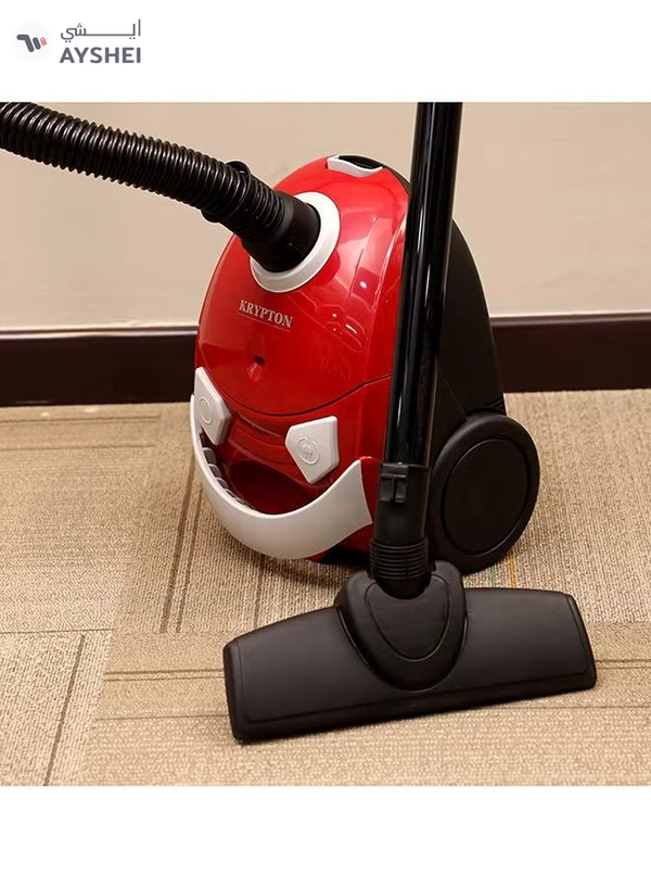 KRYPTON Handheld Vacuum Cleaner For Floor And Dust Cleaning 1400 W KNVC6095 Red