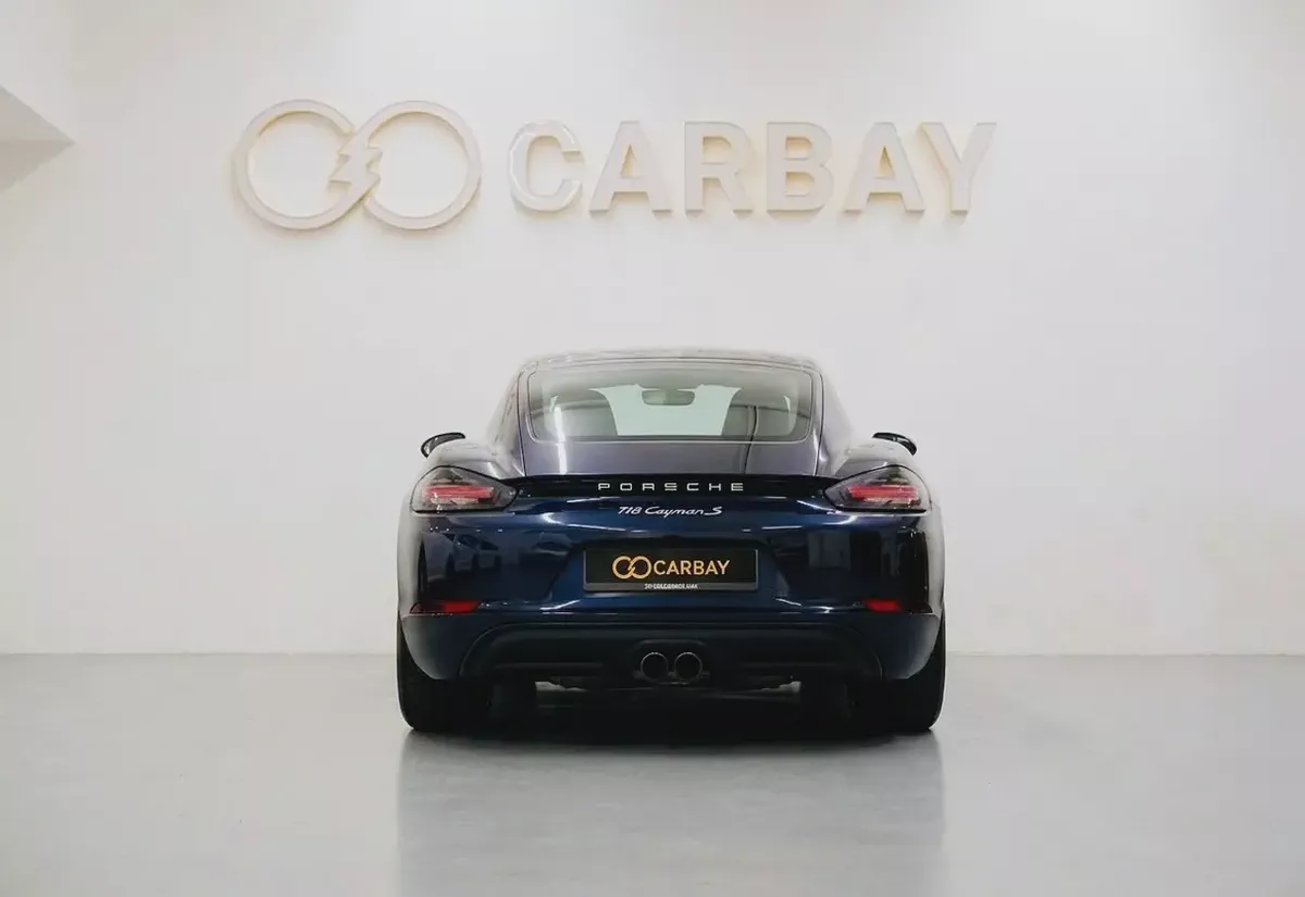 AED 3525 PM | PORSCHE 718 CAYMAN S 2018 | PORSCHE WARRANTY SEPTEMBER 2027 | PRISTINE CONDITION | GCC-3-3