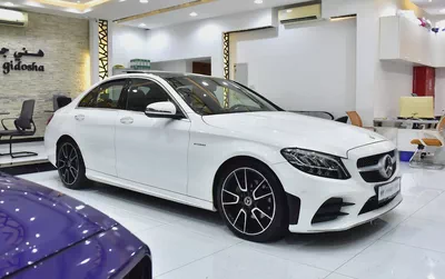 AED 1,566 EMi at 0% DP | Mercedes Benz C200 ( 2019 Model ) in White Color GCC Specs-2