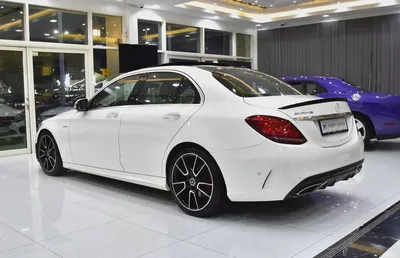 AED 1,566 EMi at 0% DP | Mercedes Benz C200 ( 2019 Model ) in White Color GCC Specs-6