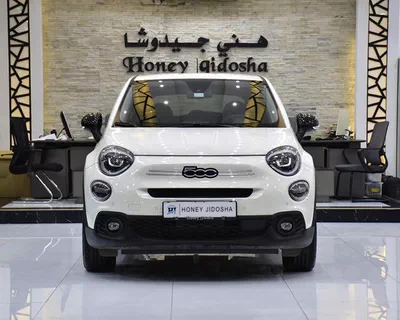 Fiat 500x ( 2023 Model ) in White Color GCC Specs-0