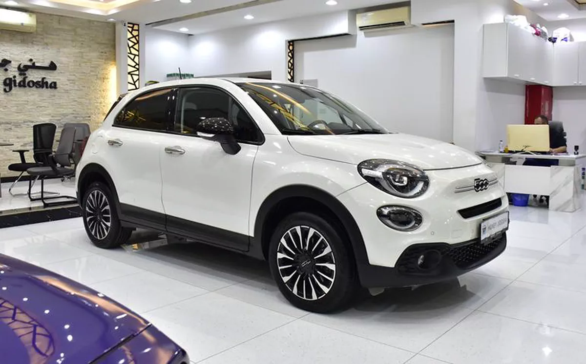 Fiat 500x ( 2023 Model ) in White Color GCC Specs-6-6