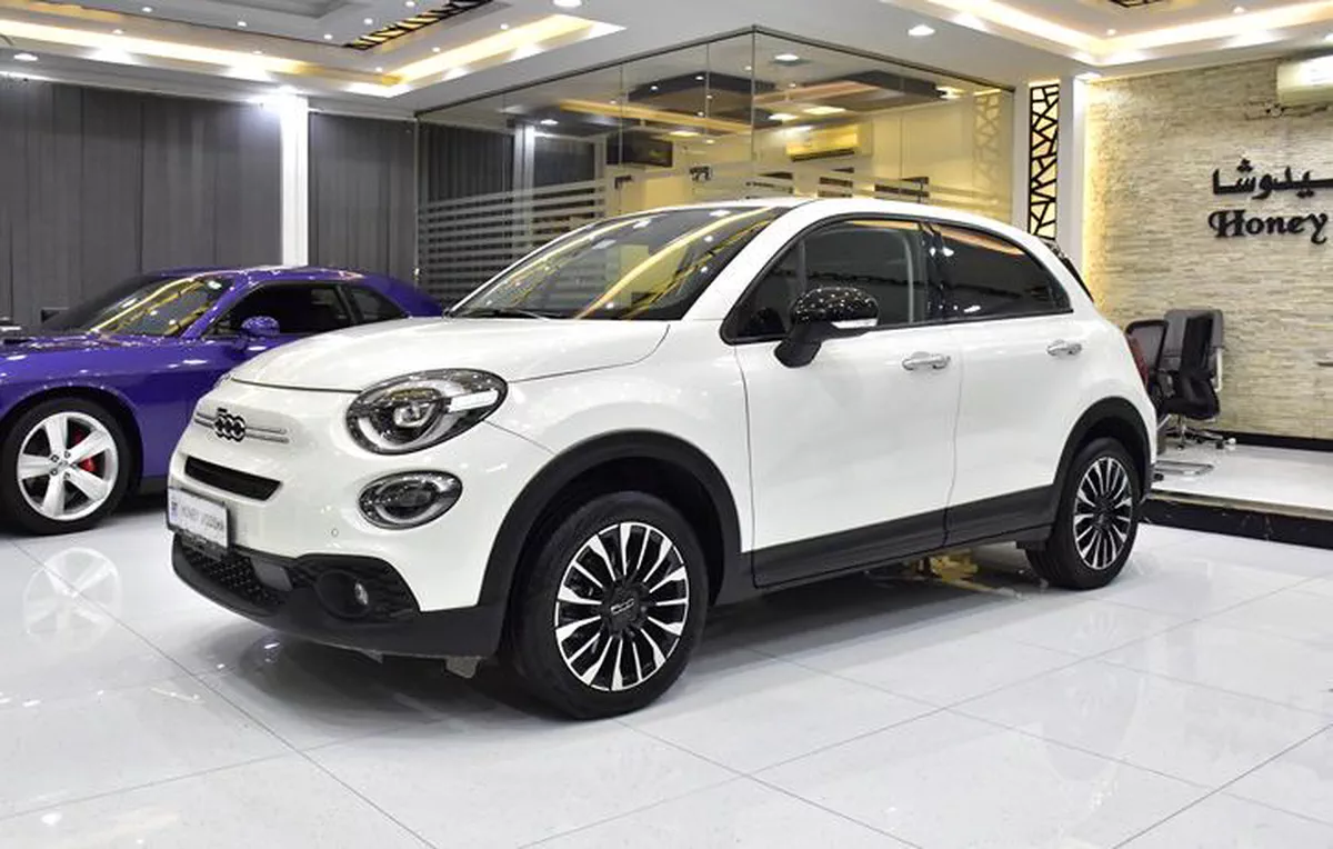 Fiat 500x ( 2023 Model ) in White Color GCC Specs-11-11