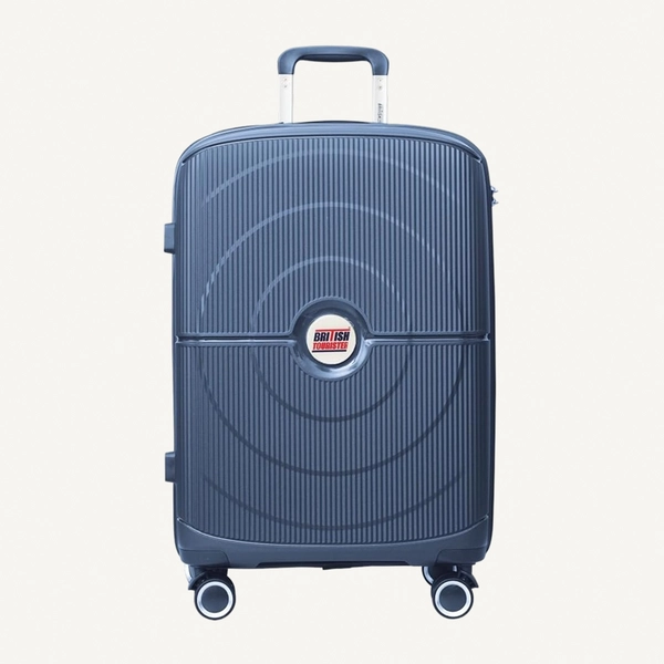 Polypropylene Hardshell Luggage Set 3-Piece Spinner – TSA Approved Lock |Lightweight & Durable 20/24/28 Inch (Small, Medium, Large) – Navy Blue