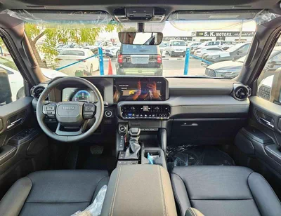 Toyota Prado ALL ROUNDER TURBO SQUARE LIGHTS || 2.4L PETROL V4 4WD | LEATHER SEAT | D.PWR SEAT | AUTO DOOR | 1 DI-11