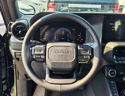 Toyota Prado ALL ROUNDER TURBO SQUARE LIGHTS || 2.4L PETROL V4 4WD | LEATHER SEAT | D.PWR SEAT | AUTO DOOR | 1 DI-12