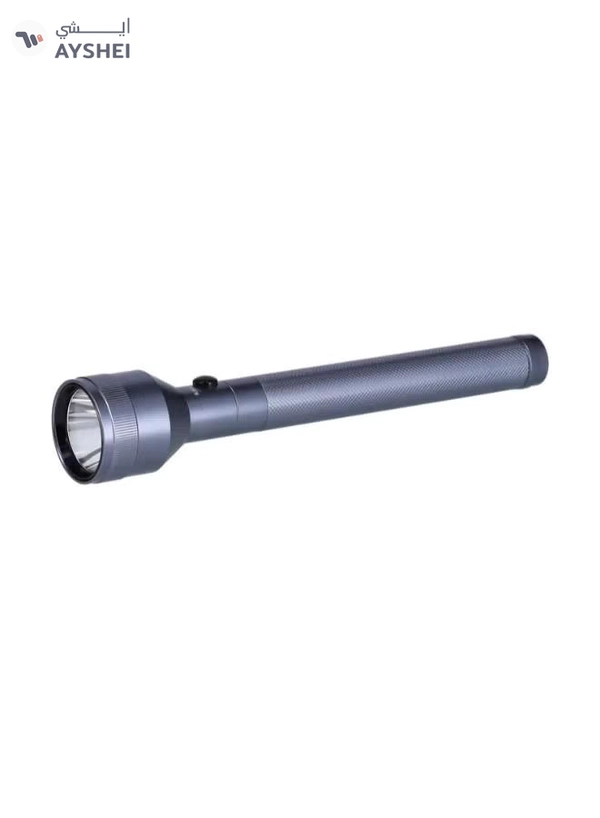 KRYPTON Rechargeable LED Flashlight-Powerful Torch For Camping, Hiking, Trekking Grey