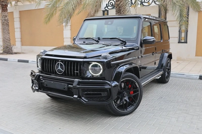 MERCEDES BENZ G63 AMG ( NIGHT PACKAGE )-110000KM-2021-GCC SPECS-UNDER WARRANTY-0