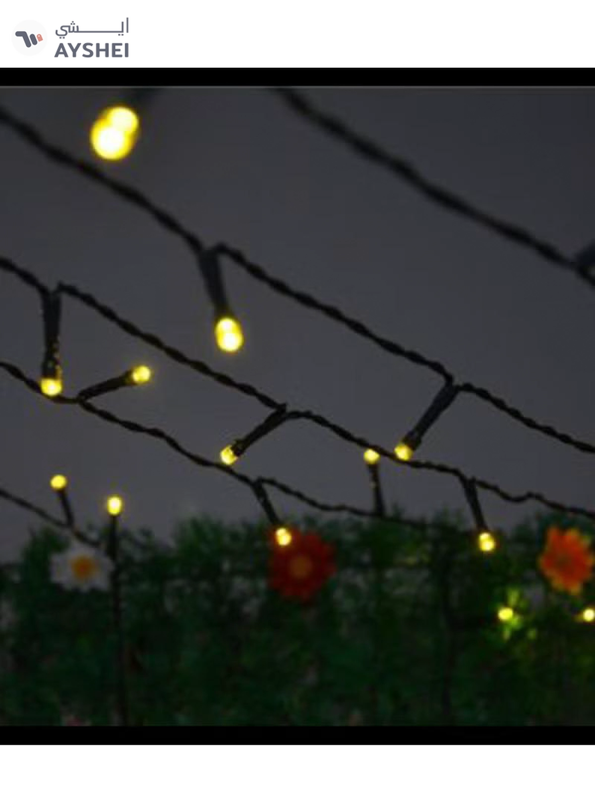 Yuwell Ramadan Light 10 Meter Led Warm White Fairy Light For Ramadan Decoration Curtain Light For Home and Outdoor Decoration Light Multimode Operated Light-1-1