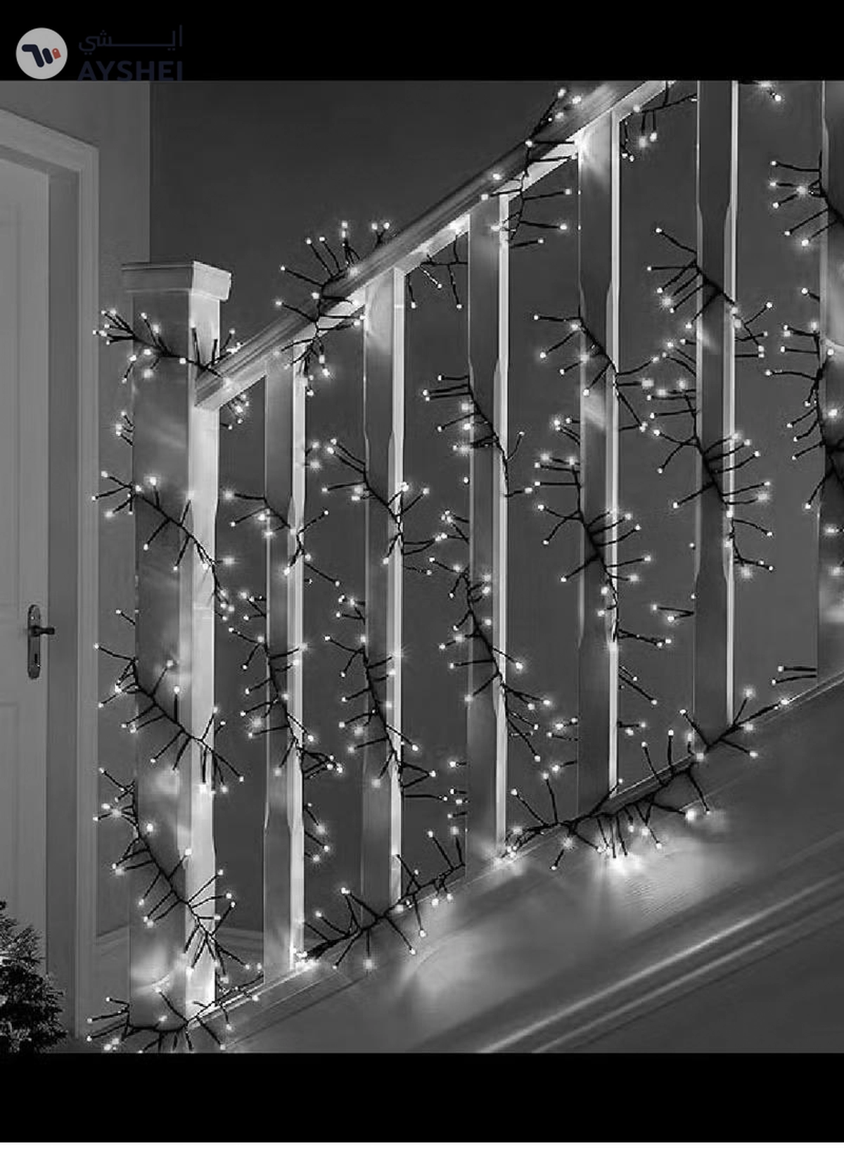 Yuwell Ramadan Light 10 Meter Led Warm White Fairy Light For Ramadan Decoration Curtain Light For Home and Outdoor Decoration Light Multimode Operated Light-3-3