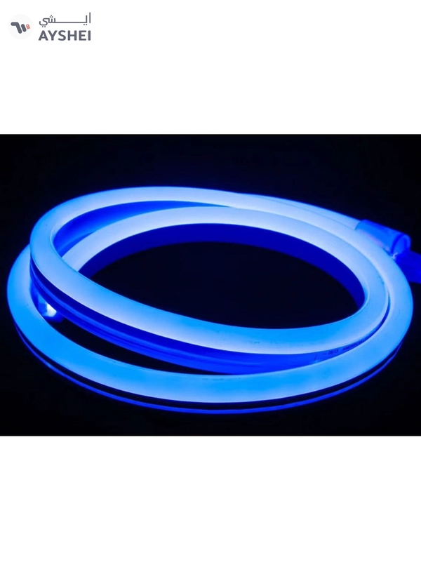 Yuwell Premium Quality LED Neon Strip Light Waterproof For Home Lighting Kitchen Bed Outdoor Flexible Decoration Blue 5 Meter