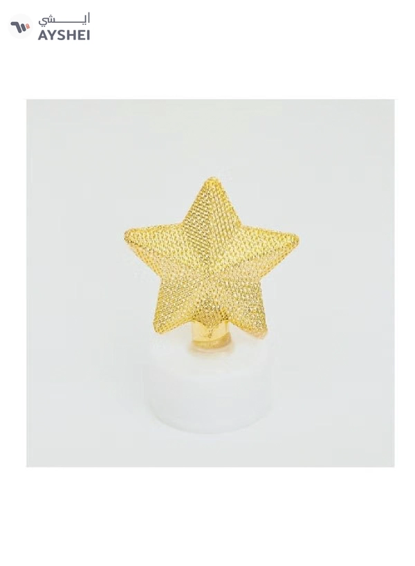 Yuwell Pack Of 12 Pcs Star Shape Mini Portable Night Light And Table Decor Lamp For Ramadan Eid And Home Decoration