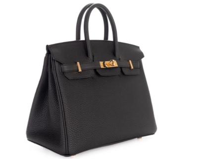 Hermès Birkin 25 Noir / Black Togo Gold Hardware Bag-1