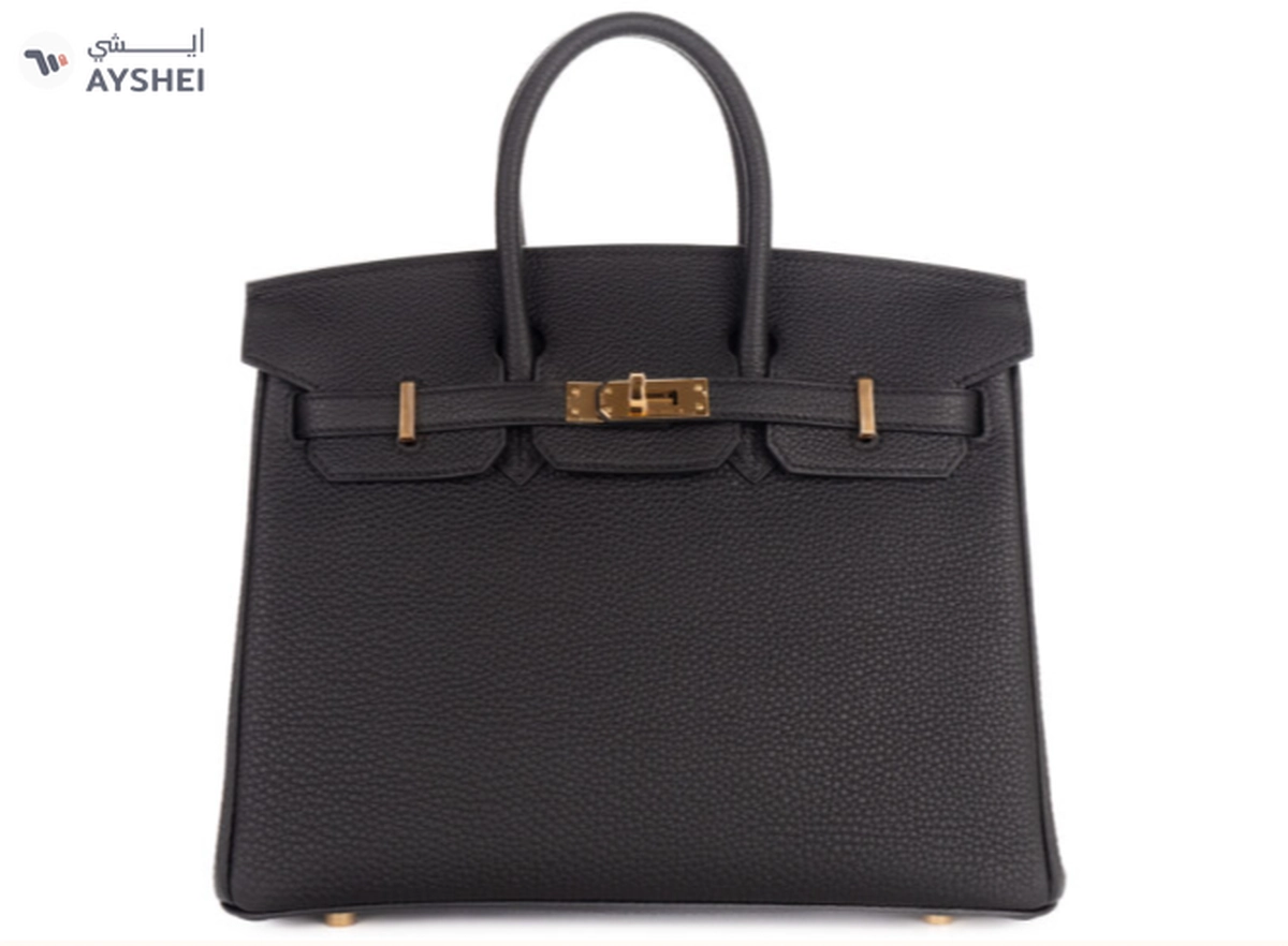 Hermès Birkin 25 Noir / Black Togo Gold Hardware Bag-0-0