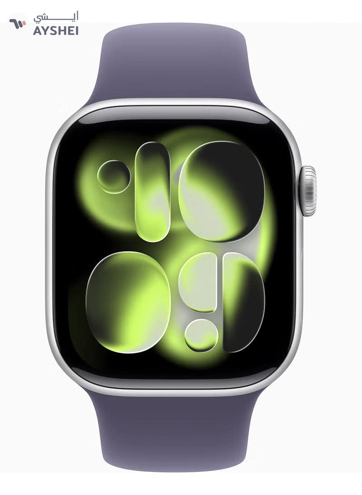 Apple Watch Series 11 GPS 42mm (TDRA Version) Silver Aluminium Case With Purple Fog Sport Band - M/L-2-2