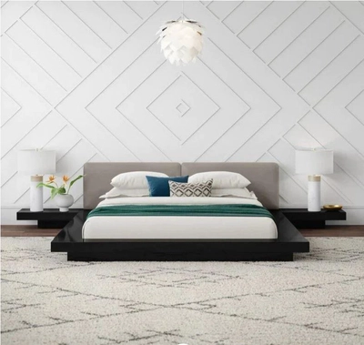 Nagoya Japanese Bed with 2 side tables-1