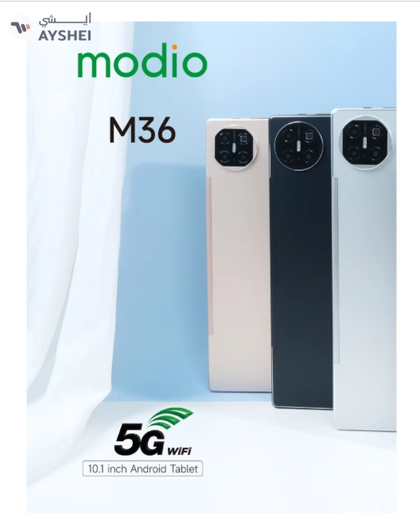 modio M36 Tablet With 10.1 Inch Screen Dual SIM Blue 12GB RAM 512GB 5G - Middle East