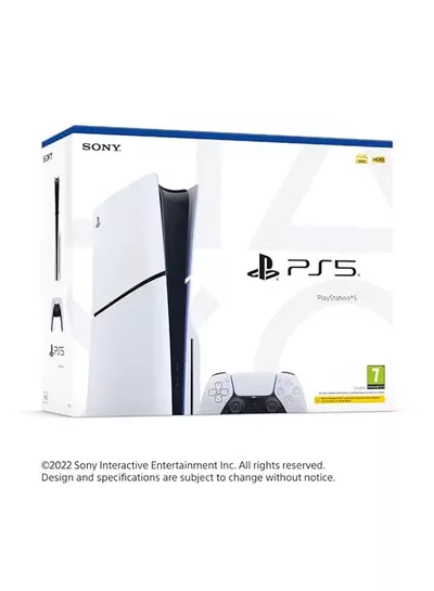 Sony PlayStation 5 Slim Console (International Version) Disc Version With Controller - New Model 2023-1