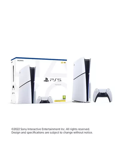 Sony PlayStation 5 Slim Console (International Version) Disc Version With Controller - New Model 2023-3