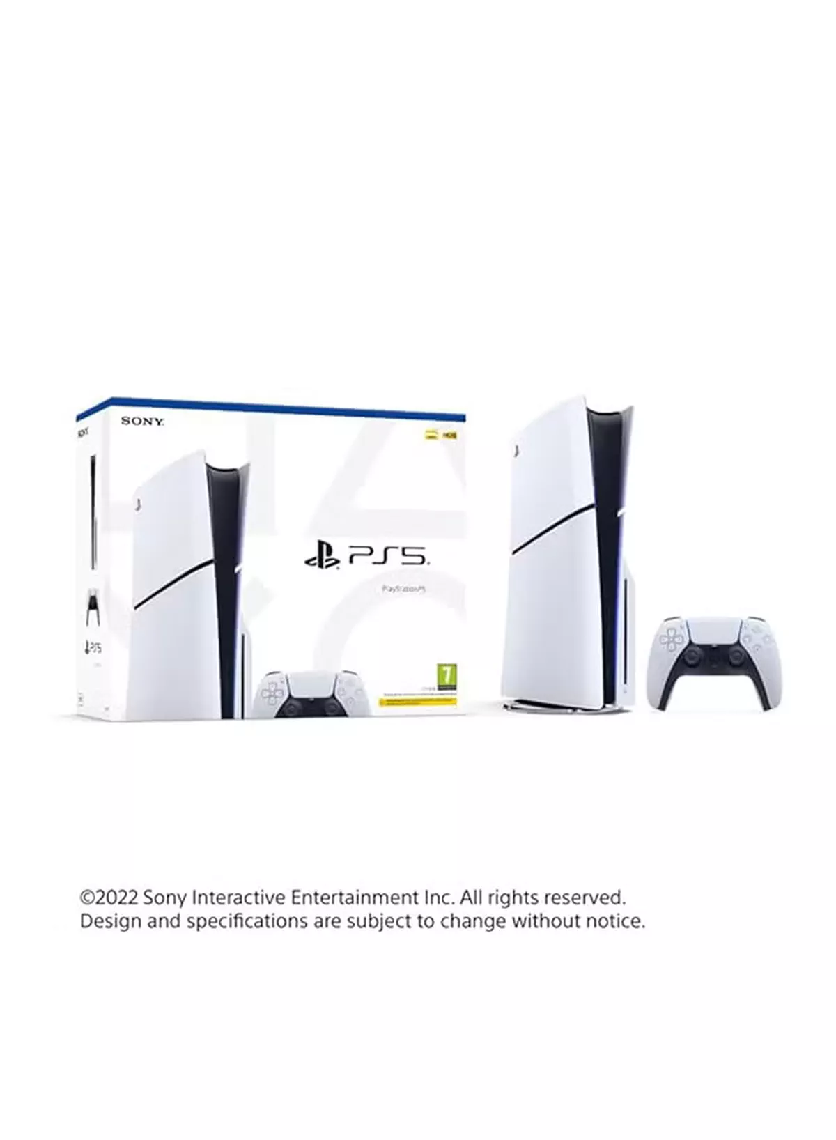 Sony PlayStation 5 Slim Console (International Version) Disc Version With Controller - New Model 2023-3-3