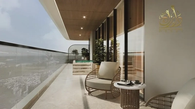 Furnished 1BR | Marquis One Arjan | Balcony & Park Views-2