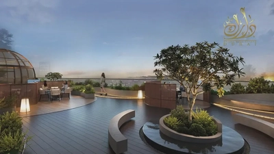 Furnished 1BR | Marquis One Arjan | Balcony & Park Views-1