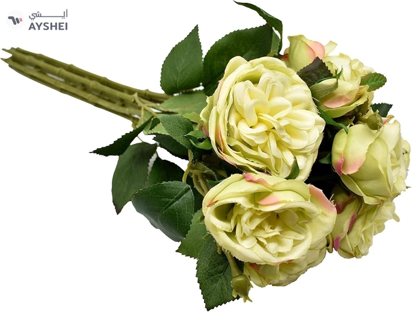Yatai Rose Flowers Artificial Plants 7/Heads Bridal Wedding Party Decor Bouquet Flower Bunch