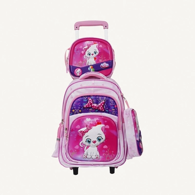 PARAJOHN StarKids Character School bag -Pink-2