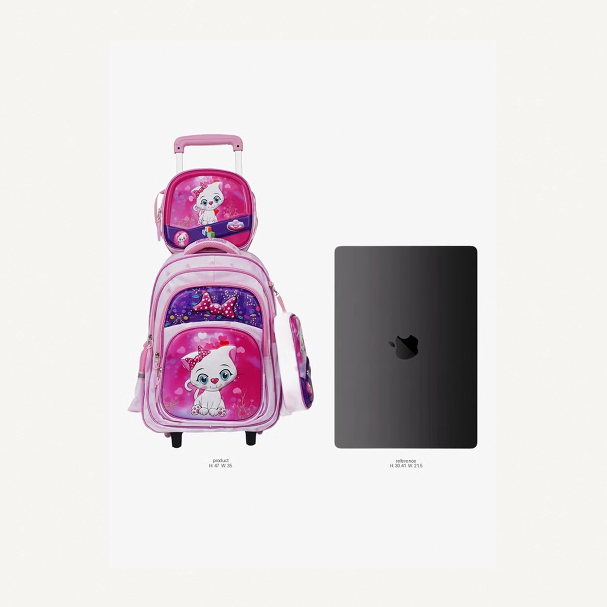 PARAJOHN StarKids Character School bag -Pink-1-1