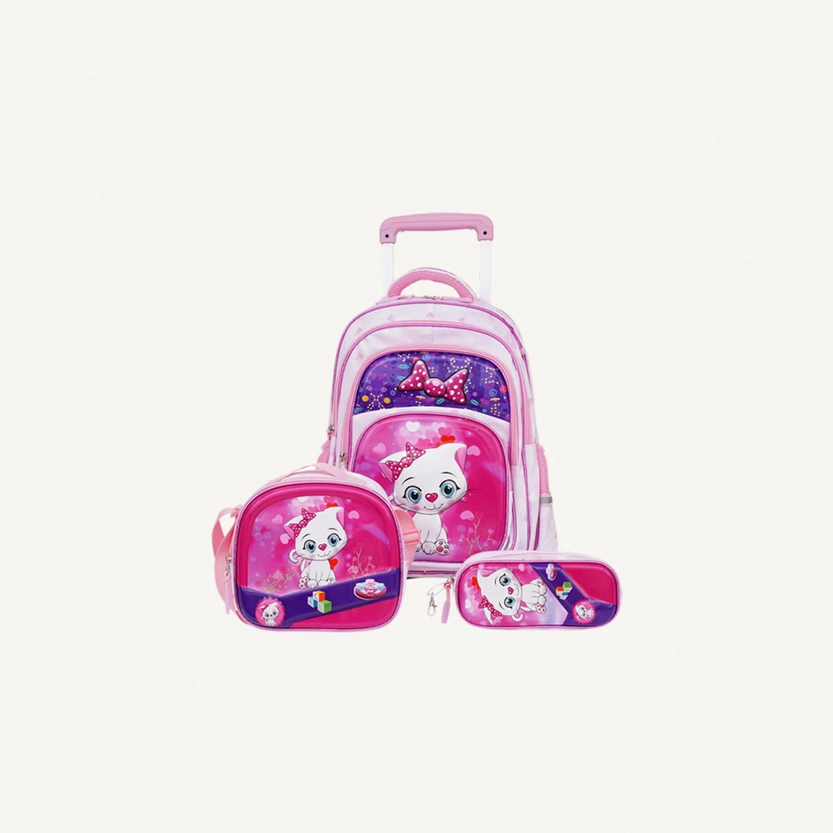 PARAJOHN StarKids Character School bag -Pink
