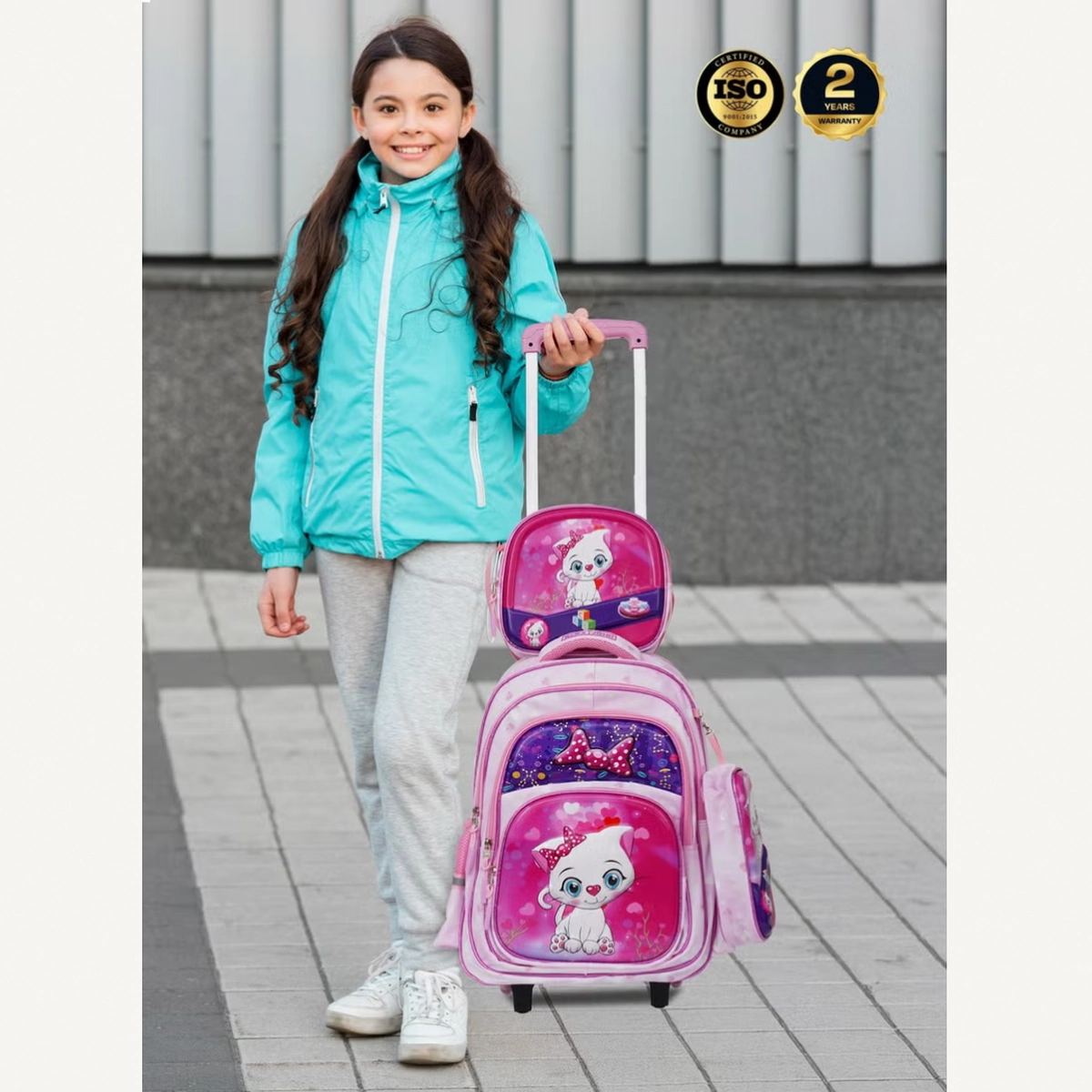 PARAJOHN StarKids Character School bag -Pink-3-3
