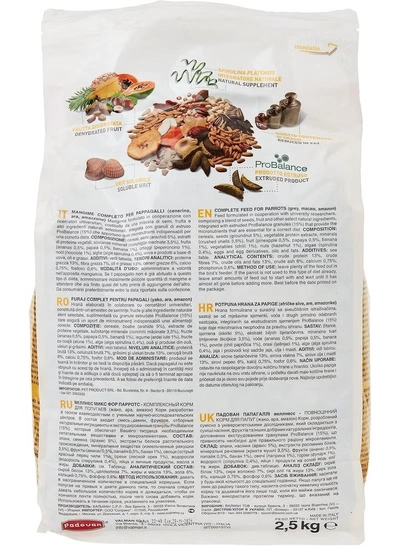 Padovan Wellness Parrots Bird Food 2.5Kg-2