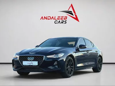 AED 1,440 P.M | 0% DOWN PAYMENT | GENESIS G70 PRESTIGE | 3.3L TWIN-TURBO V6 | 2018 | KOREAN SPECS-0