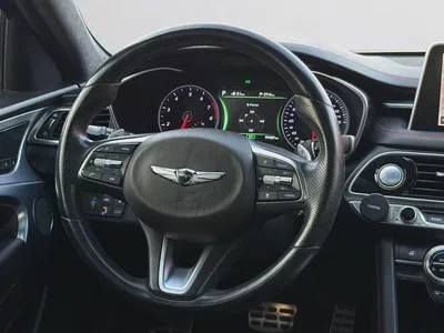 AED 1,440 P.M | 0% DOWN PAYMENT | GENESIS G70 PRESTIGE | 3.3L TWIN-TURBO V6 | 2018 | KOREAN SPECS-16